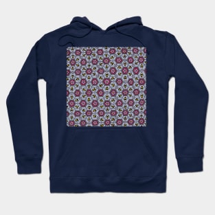 Honey Bees and Honeycomb Purple Hoodie